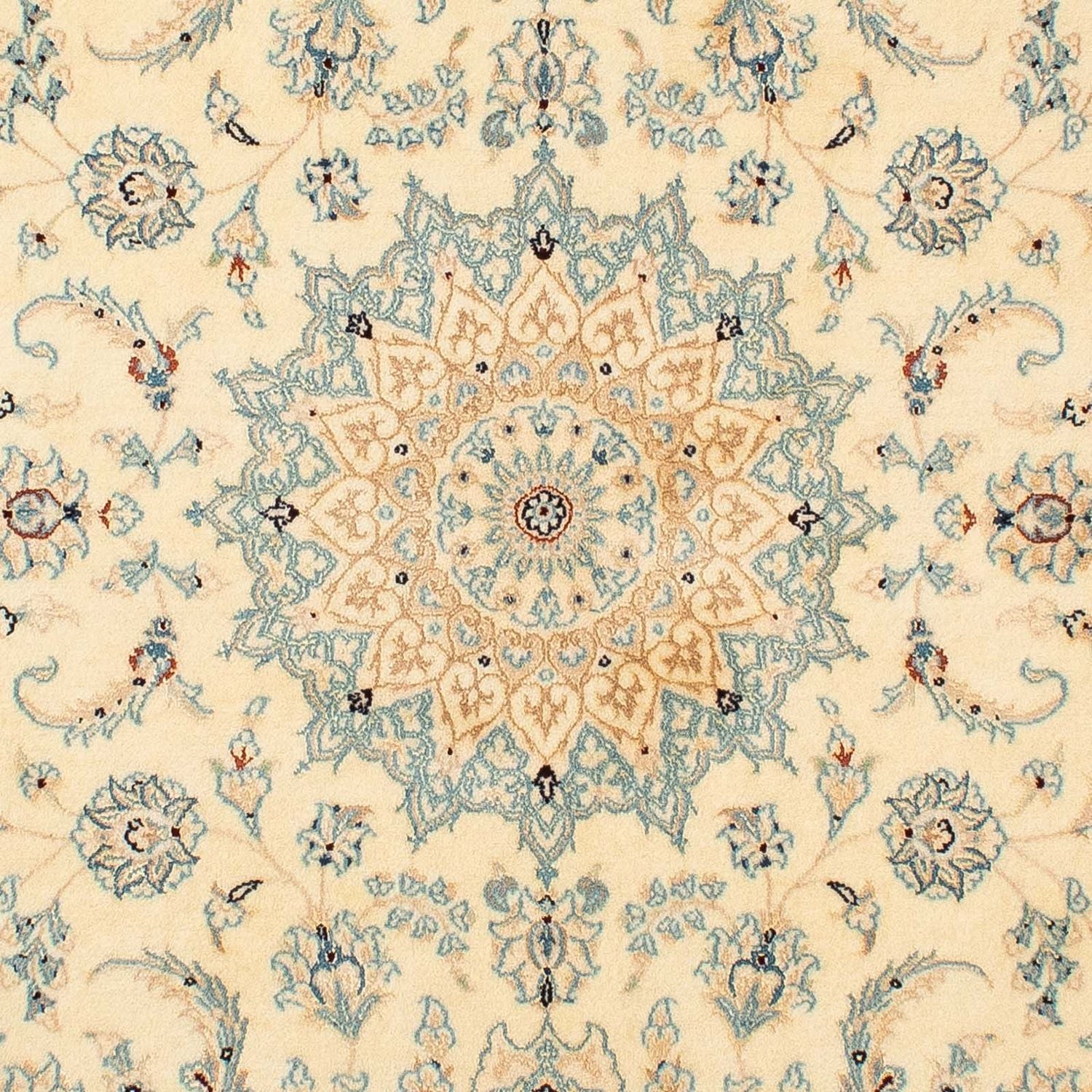 Tapis persan - Nain - Royal - 198 x 137 cm - beige
