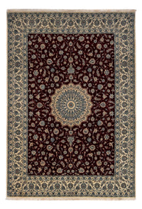 Tapis persan - Nain - Royal - 342 x 250 cm - rouge foncé