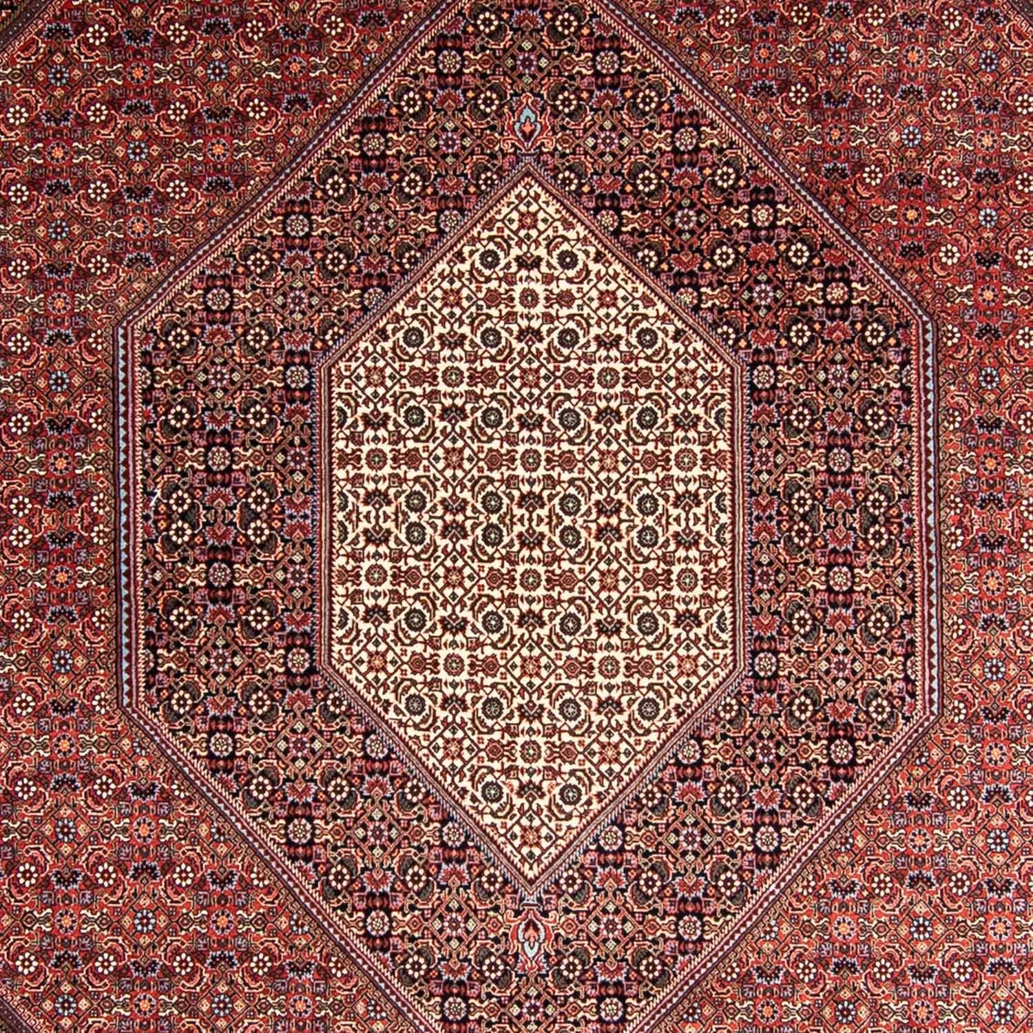 Tapis persan - Bidjar - 358 x 255 cm - rouge clair
