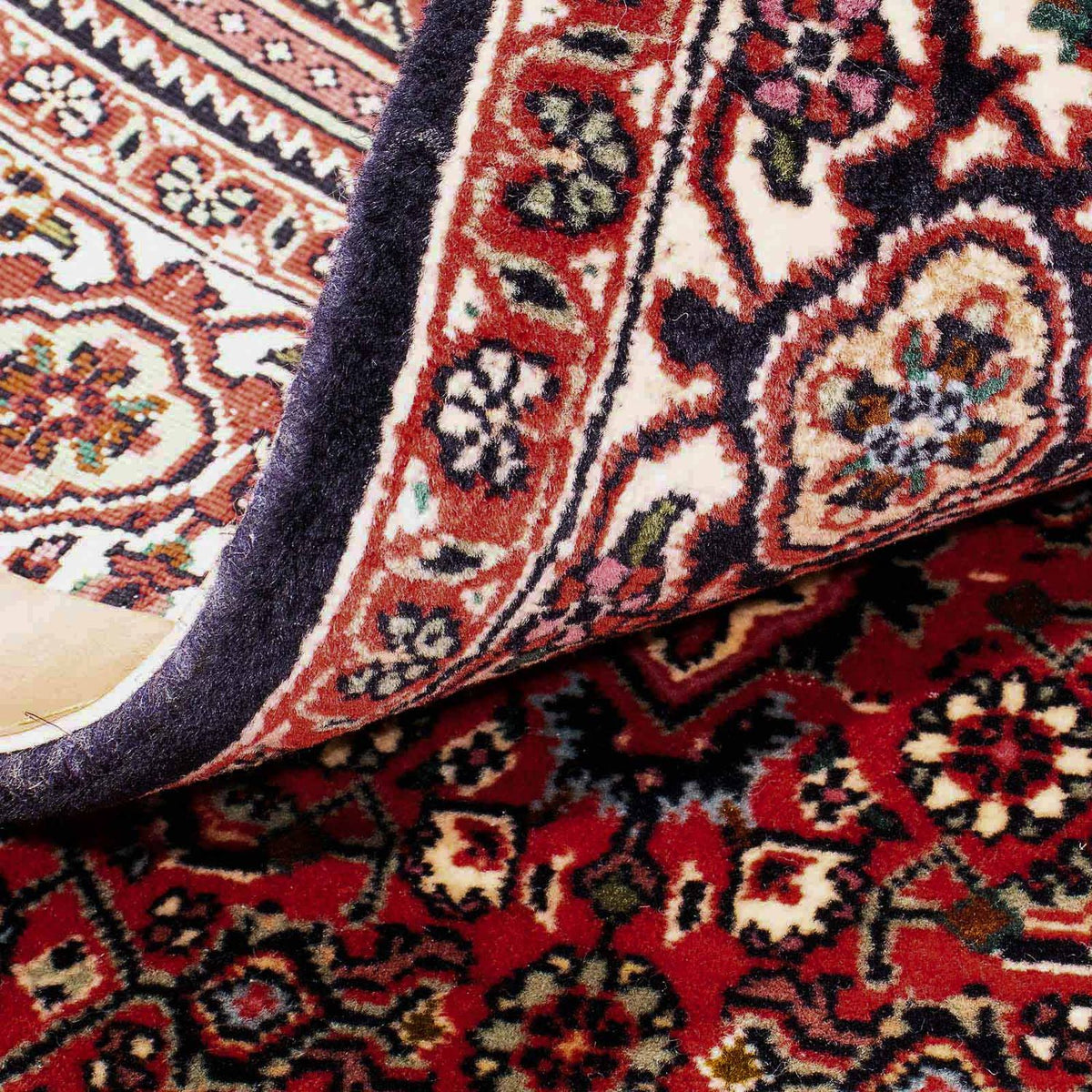 Tapis persan - Bidjar - 183 x 110 cm - rouge clair