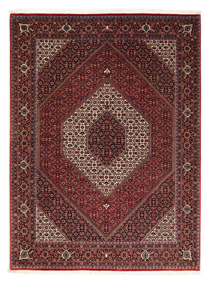 Tapis persan - Bidjar - 245 x 172 cm - rouge foncé