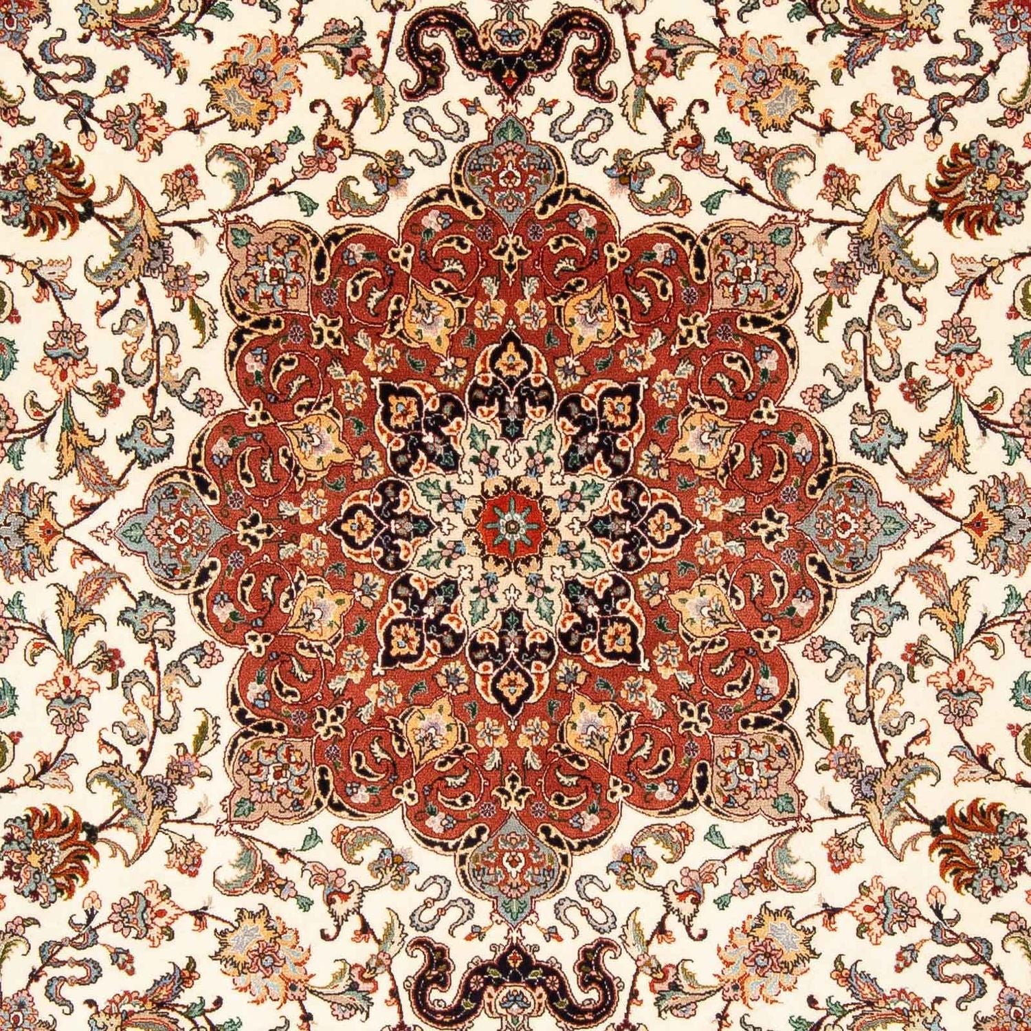Tapis persan - Tabriz - Royal - 303 x 201 cm - beige