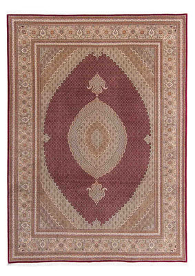 Tapis persan - Tabriz - 351 x 254 cm - rouge foncé