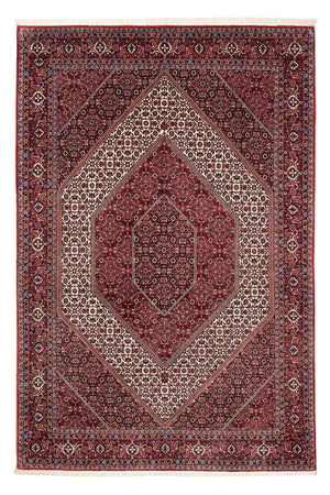 Tapis persan - Bidjar - 241 x 170 cm - rouge foncé