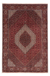 Tapis persan - Bidjar - 254 x 174 cm - rouge foncé