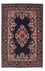 Tapis persan - Nomadic - 154 x 103 cm - bleu foncé