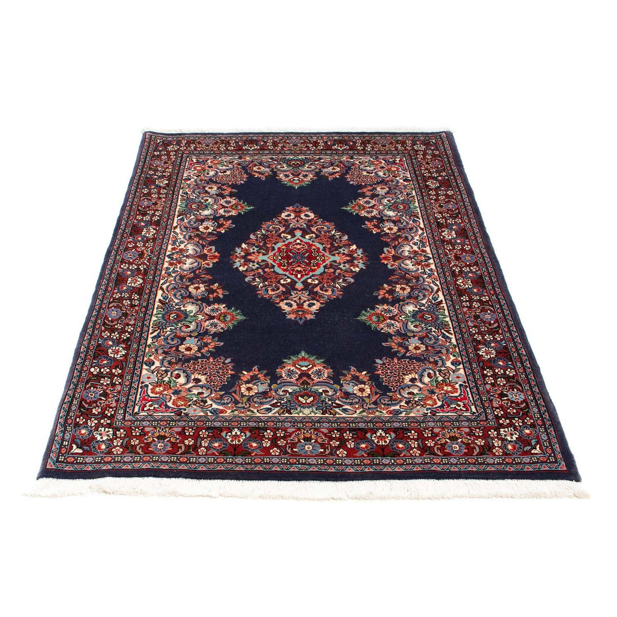 Tapis persan - Nomadic - 154 x 103 cm - bleu foncé
