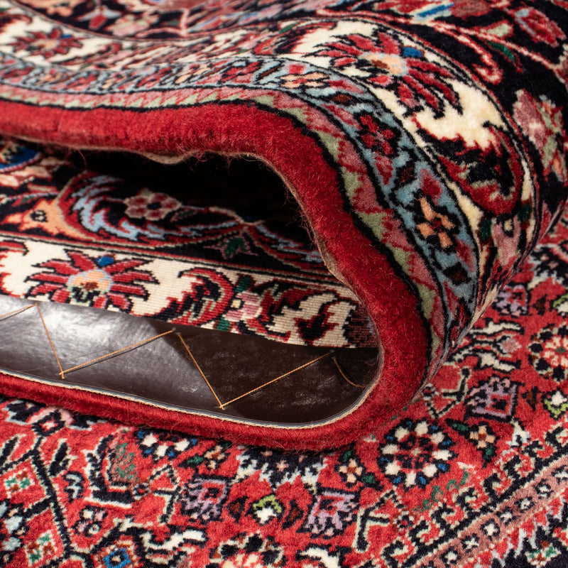 Tapis persan - Bidjar - 305 x 203 cm - rouge foncé