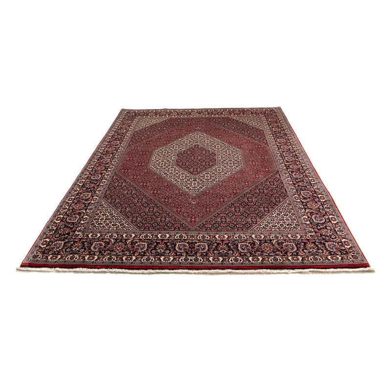 Tapis persan - Bidjar - 305 x 203 cm - rouge foncé