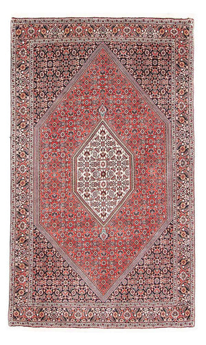 Tapis persan - Bidjar - 181 x 109 cm - rouge clair