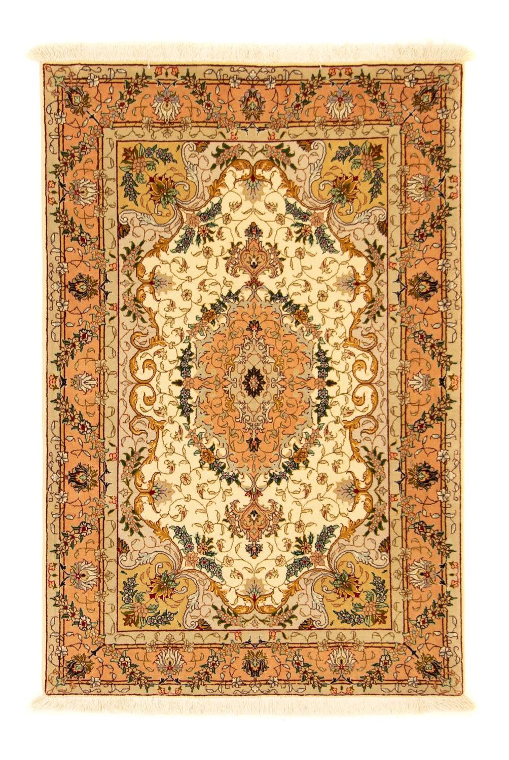 Tapis persan - Tabriz - Royal - 151 x 100 cm - beige