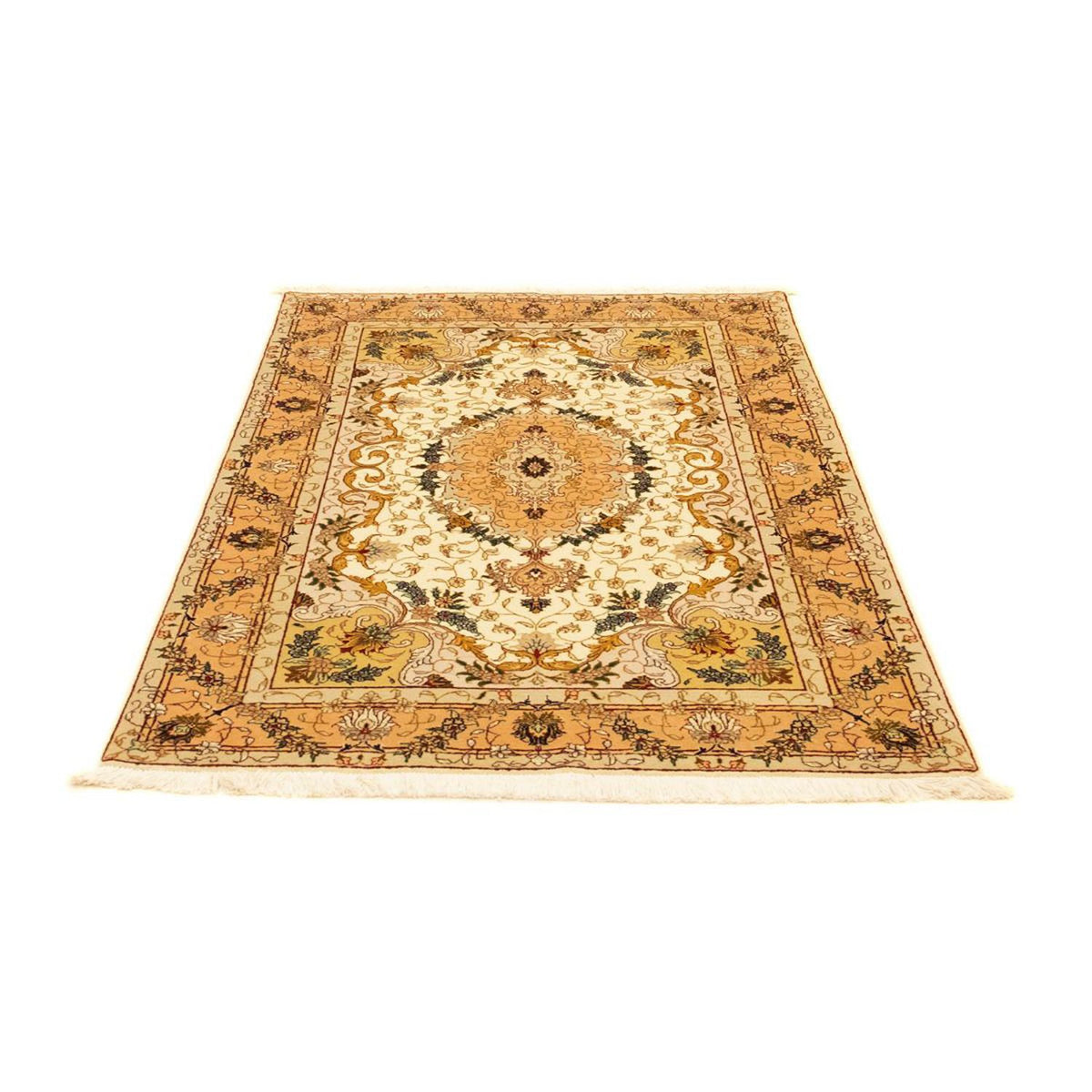 Tapis persan - Tabriz - Royal - 151 x 100 cm - beige