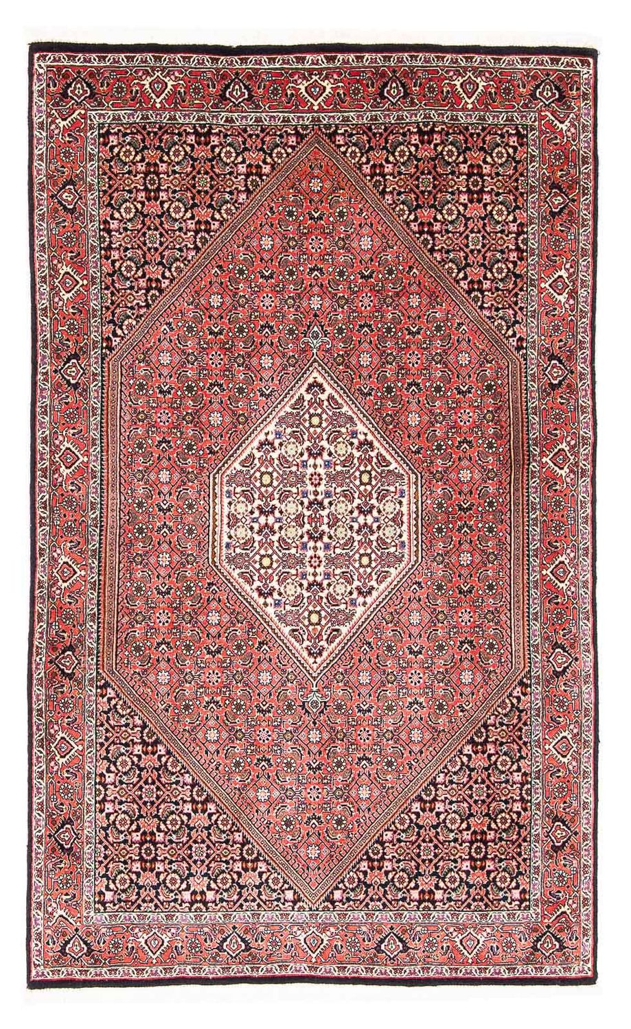 Tapis persan - Bidjar - 179 x 108 cm - rouge clair