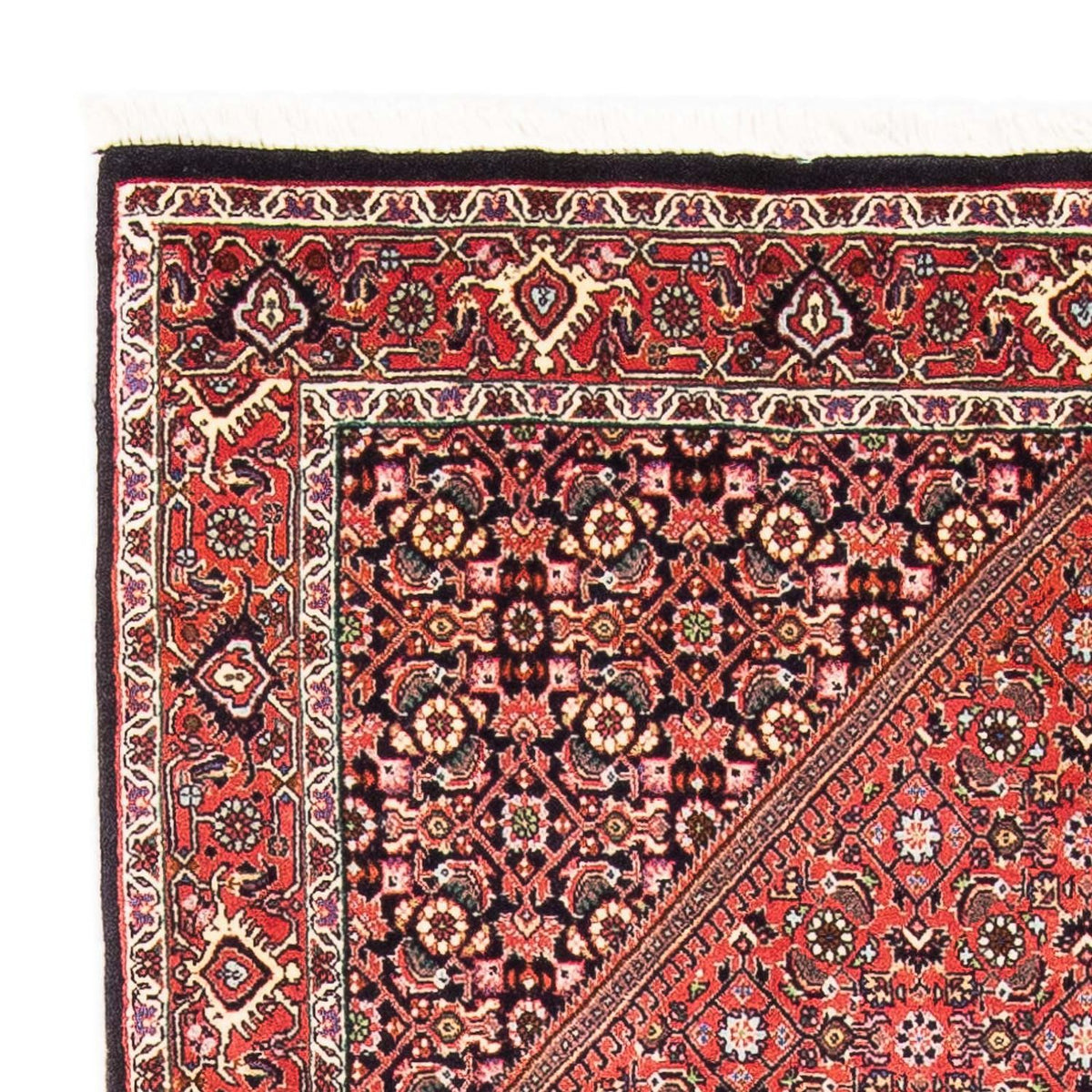 Tapis persan - Bidjar - 179 x 108 cm - rouge clair