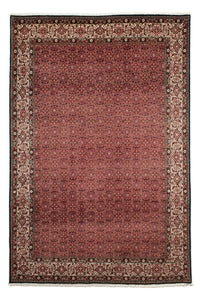 Tapis persan - Bidjar - 307 x 208 cm - rouge foncé