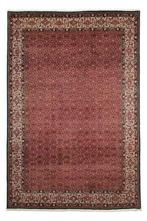 Tapis persan - Bidjar - 307 x 208 cm - rouge foncé