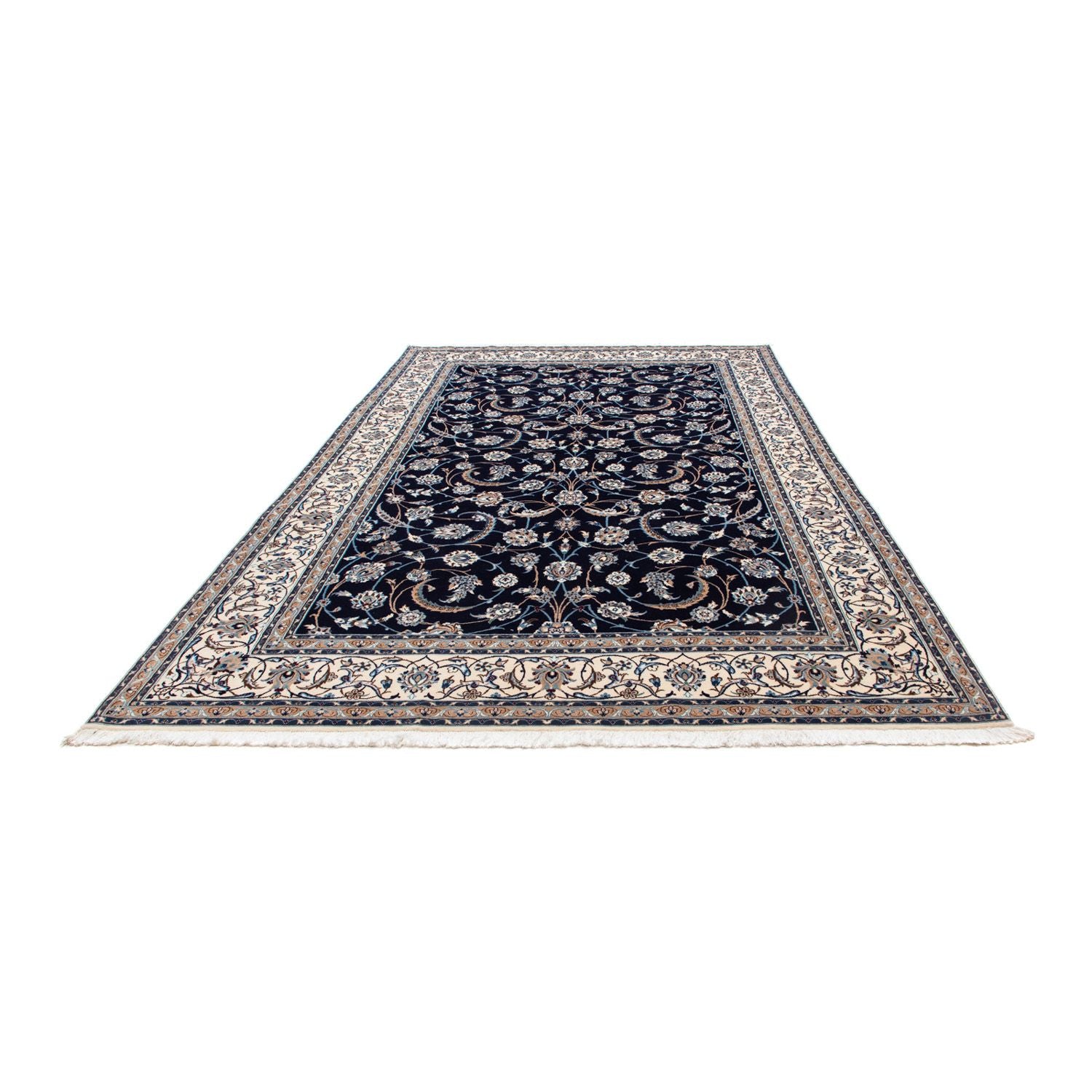 Tapis persan - Nain - Royal - 308 x 208 cm - noir