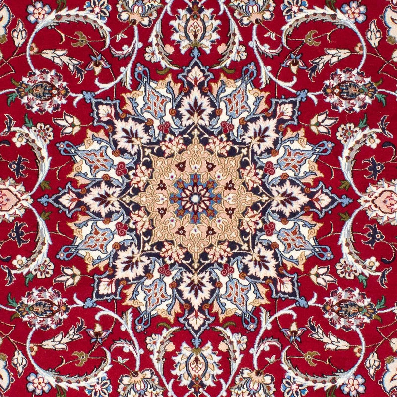 Tapis persan - Isfahan - Premium - 227 x 164 cm - rouge foncé