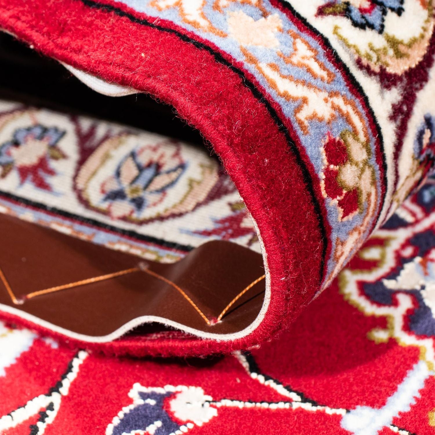 Tapis persan - Isfahan - Premium - 227 x 164 cm - rouge foncé