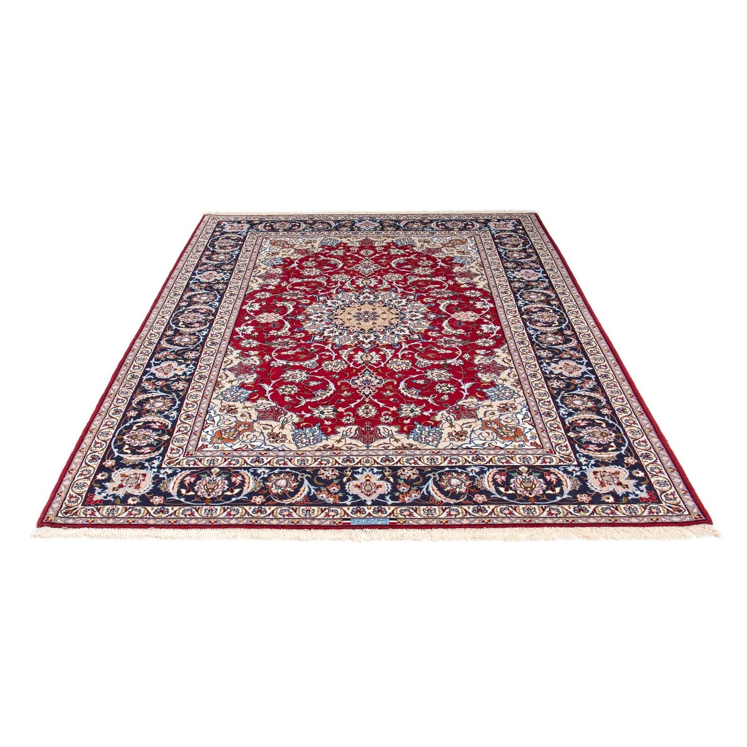 Tapis persan - Isfahan - Premium - 227 x 164 cm - rouge foncé