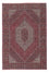 Tapis persan - Bidjar - 206 x 132 cm - rouge foncé