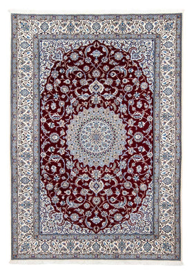 Tapis persan - Nain - Royal - 288 x 202 cm - rouge foncé