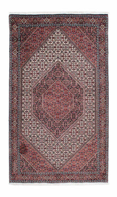 Tapis de couloir Tapis persan - Bidjar - 221 x 128 cm - beige