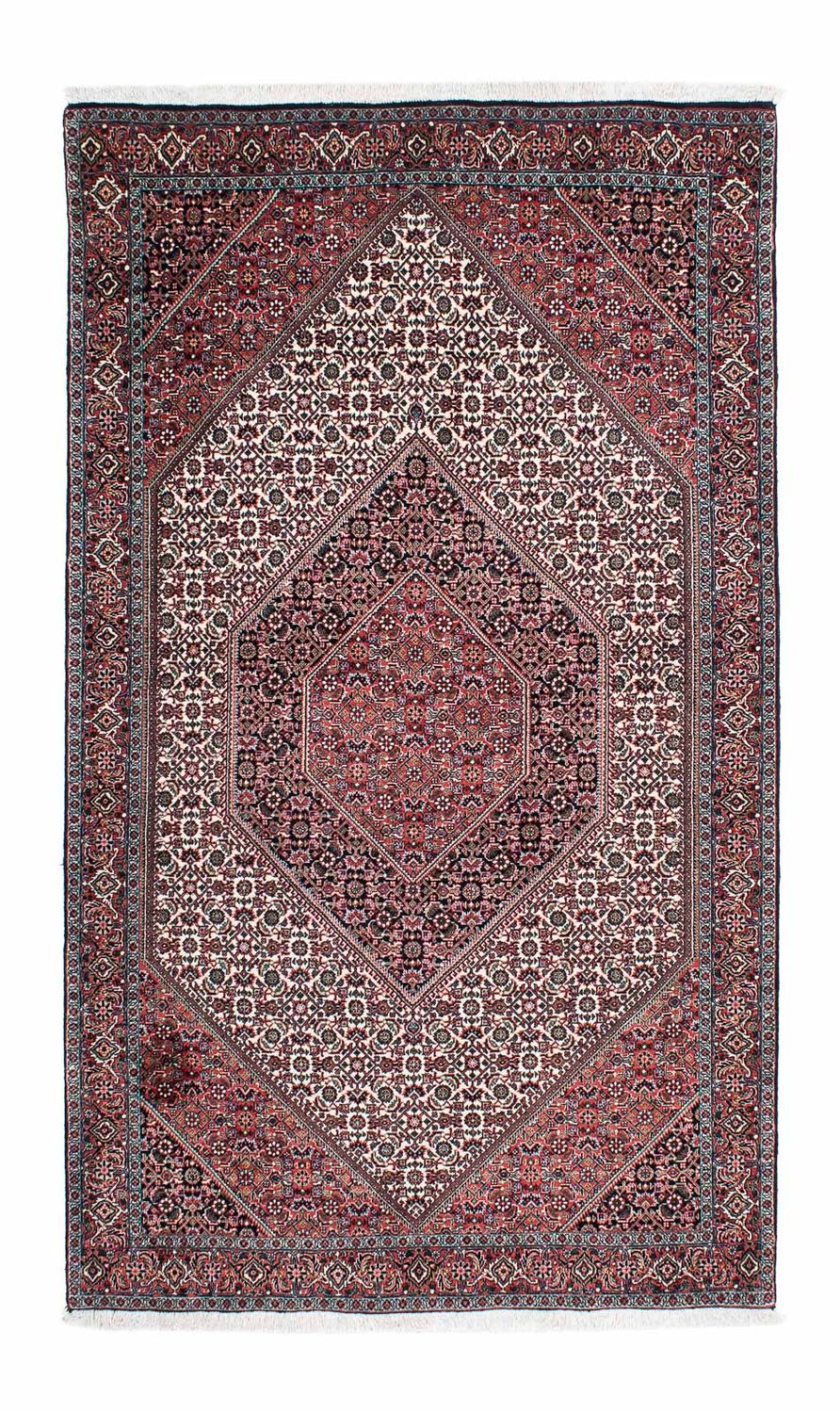 Tapis de couloir Tapis persan - Bidjar - 221 x 128 cm - beige