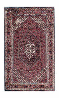 Tapis persan - Bidjar - 211 x 126 cm - rouge clair