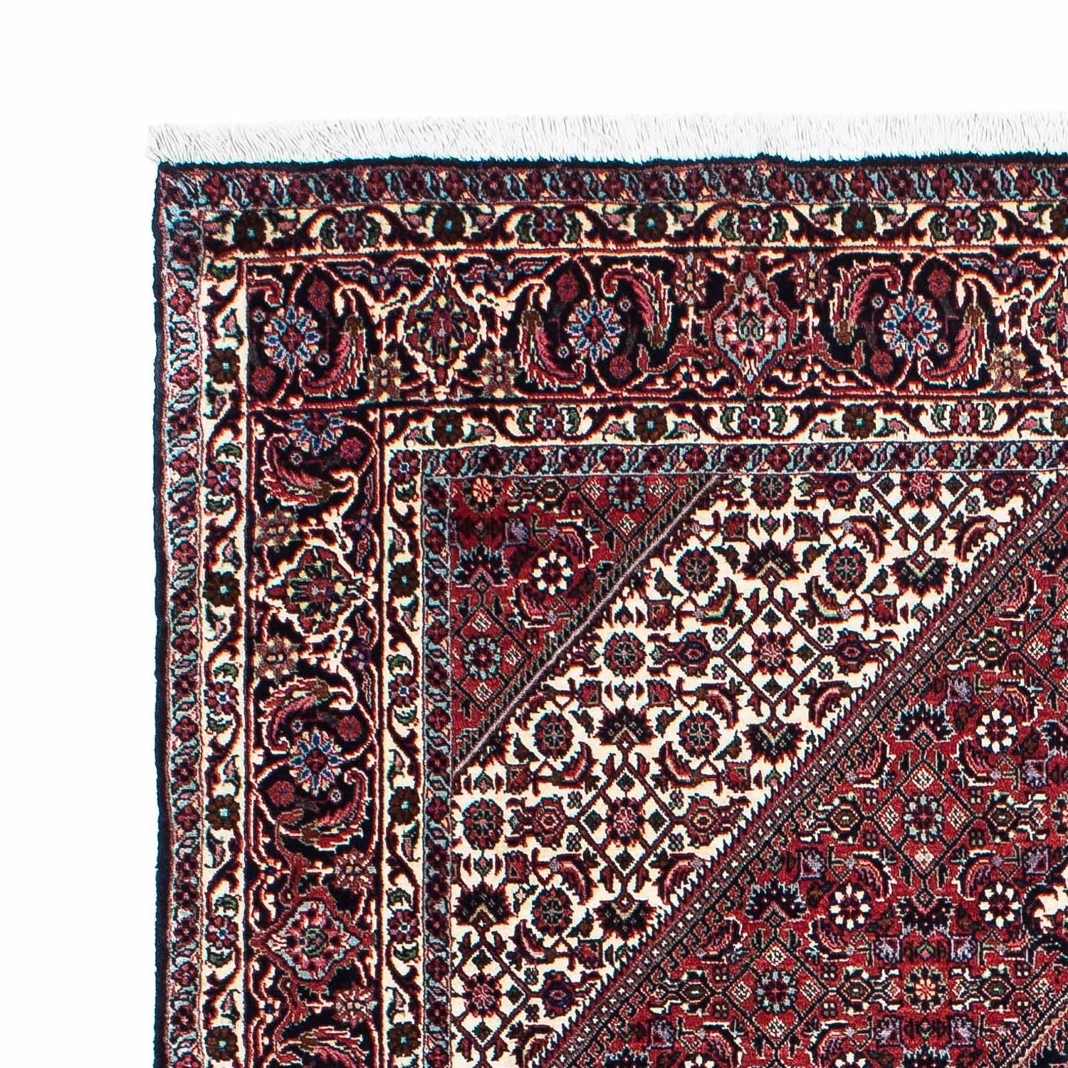 Tapis persan - Bidjar - 211 x 126 cm - rouge clair