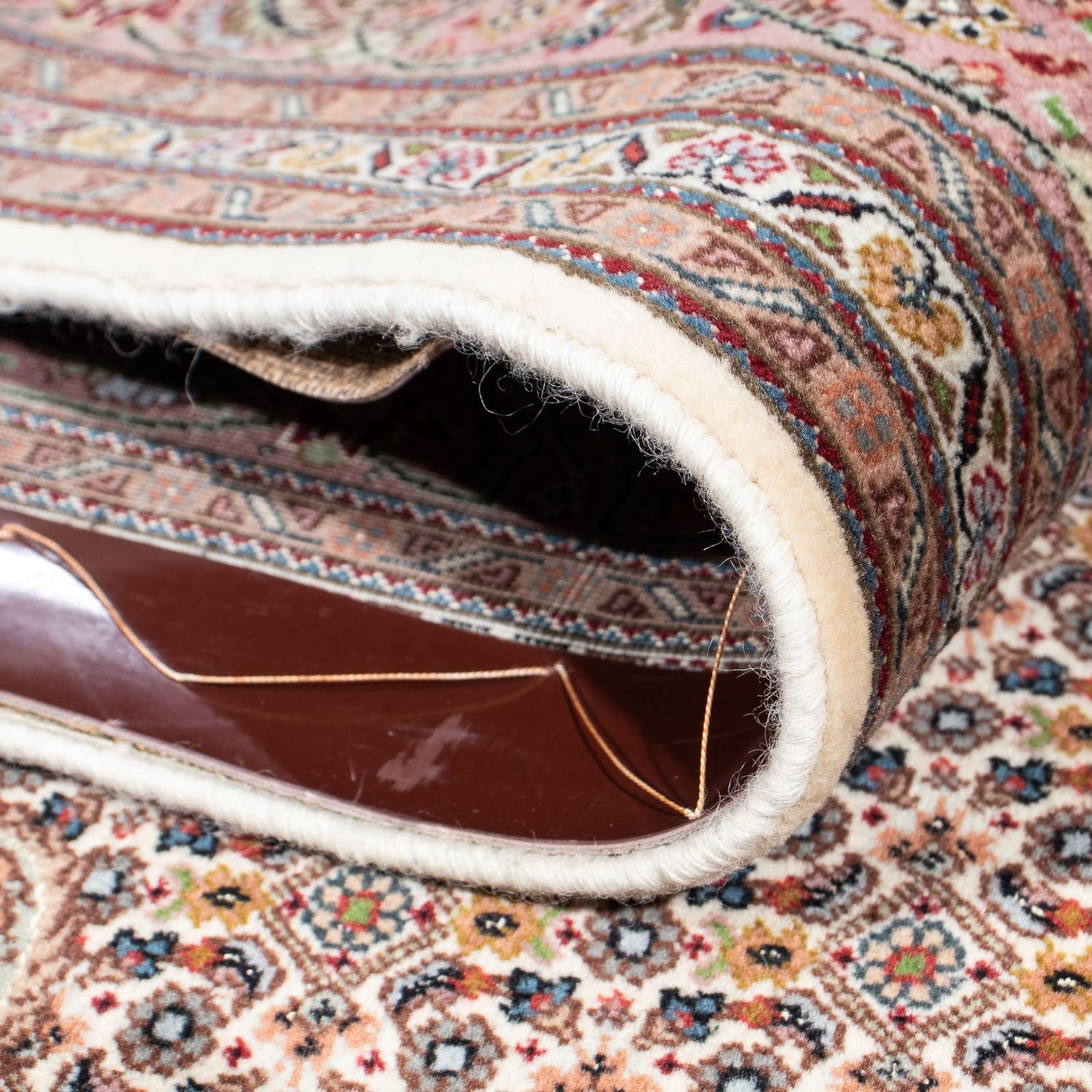 Tapis persan - Tabriz - 307 x 197 cm - marron clair
