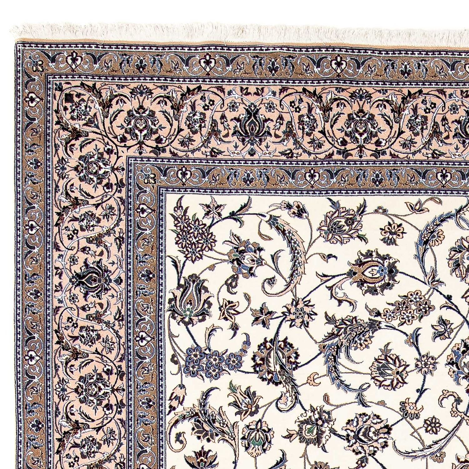 Tapis persan - Nain - Premium - 310 x 215 cm - beige