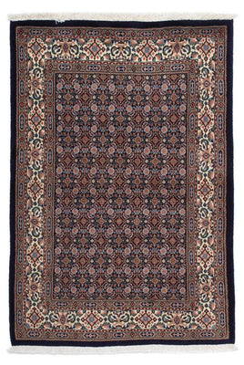 Tapis persan - Classique - 146 x 99 cm - bleu foncé