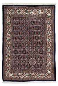 Tapis persan - Classique - 146 x 99 cm - bleu foncé