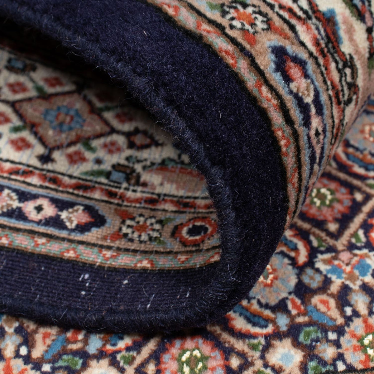 Tapis persan - Classique - 146 x 99 cm - bleu foncé