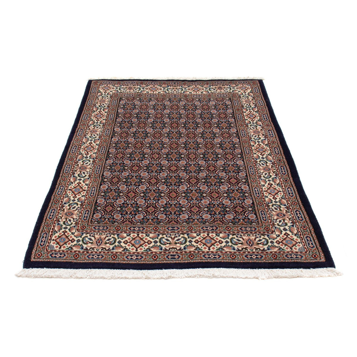 Tapis persan - Classique - 146 x 99 cm - bleu foncé