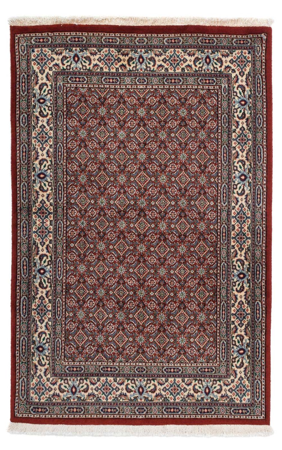 Tapis persan - Classique - 147 x 96 cm - rouge foncé