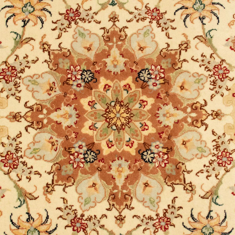 Tapis persan - Tabriz - Royal - 141 x 98 cm - beige