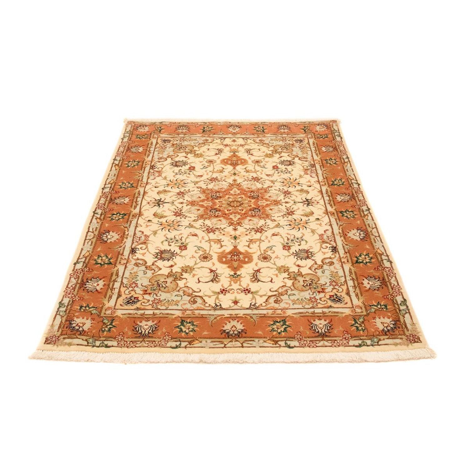 Tapis persan - Tabriz - Royal - 141 x 98 cm - beige
