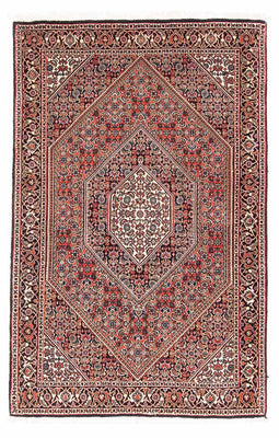 Tapis persan - Bidjar - 145 x 91 cm - rouge clair