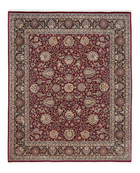 Tapis vintage - 305 x 244 cm - rouge foncé