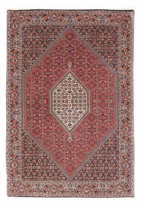 Tapis persan - Bidjar - 174 x 112 cm - rouge clair
