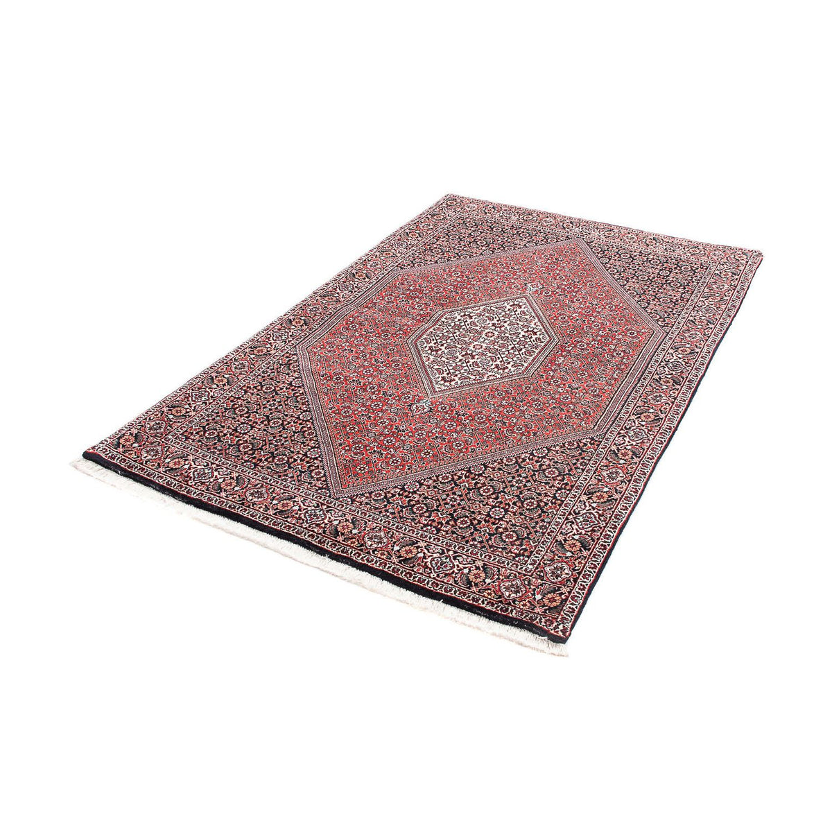 Tapis persan - Bidjar - 174 x 112 cm - rouge clair