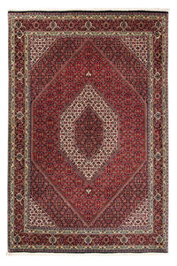 Tapis persan - Bidjar - 252 x 170 cm - rouge foncé