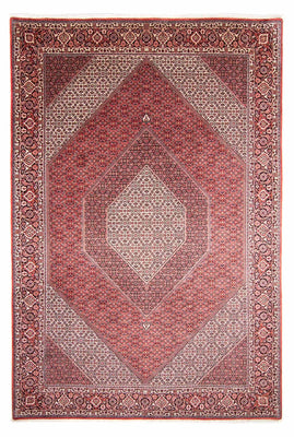 Tapis persan - Bidjar - 355 x 248 cm - rouge clair