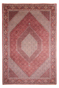 Tapis persan - Bidjar - 355 x 248 cm - rouge clair