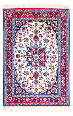 Tapis persan - Isfahan - Premium - 128 x 83 cm - beige