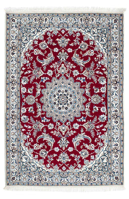 Tapis persan - Nain - Royal - 171 x 112 cm - rouge foncé