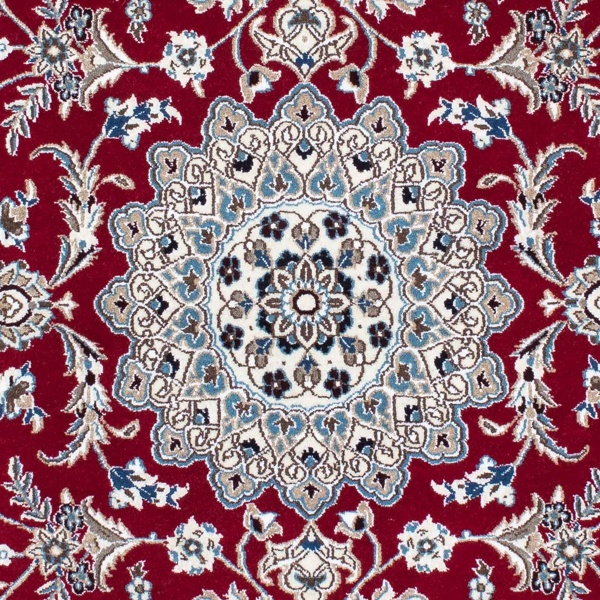 Tapis persan - Nain - Royal - 171 x 112 cm - rouge foncé