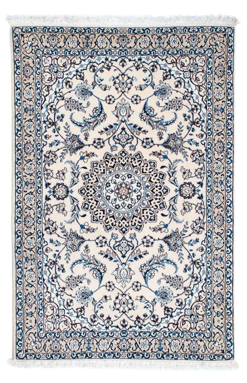Tapis persan - Nain - Royal - 171 x 107 cm - beige